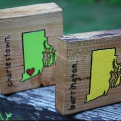 Personalized Sign - X-SMALL - Rustic Wood Custom Ornament